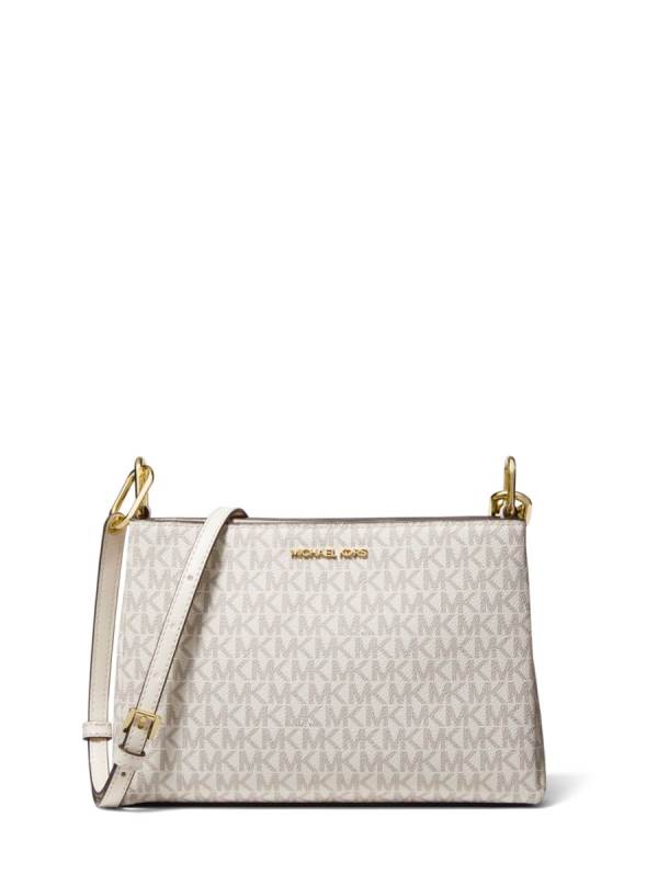 Damske Crossbody Kabelka Michael Kors Trisha Medium Logo Viacfarebný - Kabelky Michael Kors Vypredaj | ODXZQ-6851